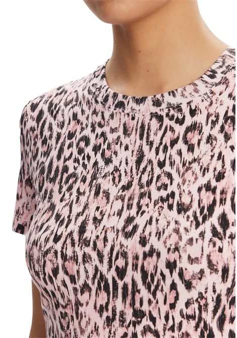 T-shirt stampa animalier all-over JUST CAVALLI | T-shirt | 78PAHE06 CJ11227R27